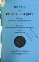 Cover of: La cité grecque archaïque et classique et l'idéal de tranquillité