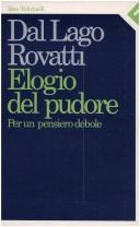 Cover of: Elogio del pudore: per un pensiero debole