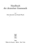 Cover of: Handbuch der deutschen Grammatik by Elke Hentschel, Elke Hentschel