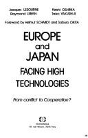 Cover of: Europe and Japan facing high technologies: from conflict to cooperation?