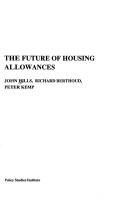 Cover of: The future of housing allowances