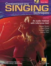 Cover of: Contemporary Singing Techniques - Women's Edition: An Audio Method with a Reference Text