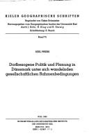 Cover of: Dorfbezogene Politik und Planung in Dänemark unter sich wandelnden gesellschaftlichen Rahmenbedingungen