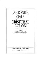 Cover of: Cristóbal Colón