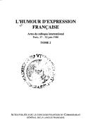 Cover of: L' Humour d'expression française by 