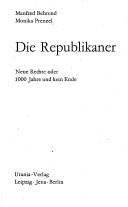 Die Republikaner by Manfred Behrend