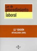 Cover of: Ley de procedimiento laboral