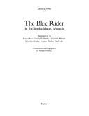 Cover of: The Blue Rider in the Lenbachhaus, Munich by Armin Zweite