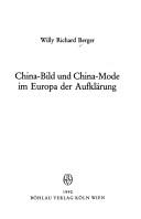 Cover of: China-Bild und China-Mode im Europa der Aufklärung