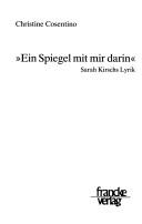 Cover of: Ein Spiegel mit mir darin by Christine Cosentino