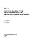 Cover of: Demographic ageing of the South African population by Bärbel E. Hofmeyr