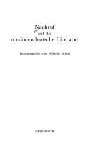 Cover of: Nachruf auf die rumäniendeutsche Literatur