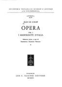 Cover of: I manoscritti d'Italia