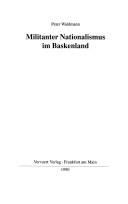 Cover of: Militanter Nationalismus im Baskenland