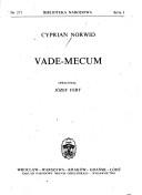 Cover of: Vade-mecum