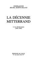 Cover of: La décennie Mitterrand