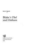 Cover of: Blake's Thel and Oothoon
