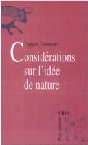 Cover of: Nature by François Dagognet