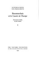 Cover of: Beaumarchais et le Courier de l'Europe by [recueillis par] Gunnar & Mavis von Proschwitz.