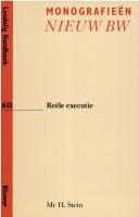 Cover of: Reële executie by H. Stein