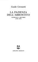 Cover of: La pazienza dell'arrostito by Guido Ceronetti