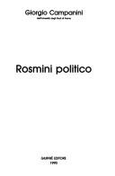 Cover of: Rosmini politico