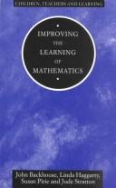 Cover of: Improving the learning of mathematics