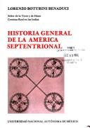 Cover of: Historia general de la América Septentrional by Boturini Benaducci, Lorenzo