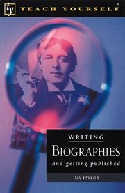 Cover of: Teach Yourself Writing Biographies