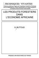 Cover of: Les produits forestiers dans l'économie africaine