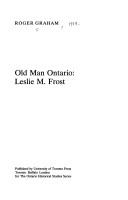 Cover of: Old man Ontario: Leslie M. Frost