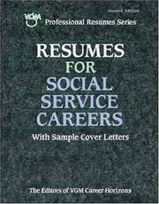 Cover of: Resumes for social service careers