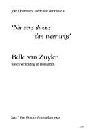 Cover of: Belle van Zuylen: tussen Verlichting en Romantiek : nu eens dwaas dan weer wijs