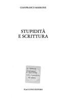 Cover of: Stupidità e scrittura