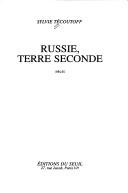 Cover of: Russie, terre seconde: récit