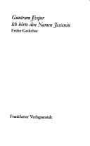 Cover of: Ich hörte den Namen Jessenin: frühe Gedichte