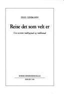 Cover of: Reise det som velt er: um norrøn målbygnad og målbunad