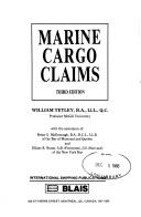 Cover of: Marine cargo claims by William Tetley