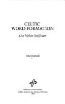Cover of: Celtic word-formation: the velar suffixes