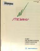 Cover of: MC68020 32-bit microprocessor user's manual.