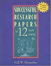 Cover of: Successful research papers in 12 easy steps