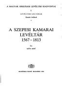 A Szepesi Kamarai Levéltár by Szűcs, Jenő.