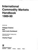 Cover of: International commodity markets handbook, 1989-90