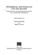 Cover of: Österreich, Deutschland und die Mächte: internationale und österreichische Aspekte des "Anschlusses" vom März 1938