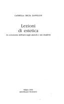 Cover of: Lezioni di estetica: le concezioni dell'arte negli antichi e nei moderni