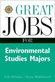 Cover of: Great Jobs for Environmental Studies Majors