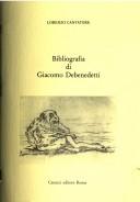 Cover of: Bibliografia di Giacomo Debenedetti
