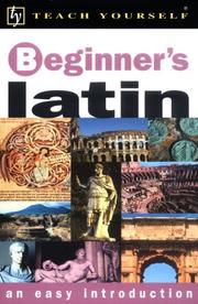 Cover of: Teach Yourself Beginner's Latin