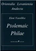 Ptolemaic Philae by Eleni Vassilika