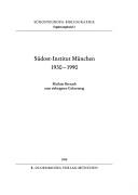 Südost-Institut München 1930-1990 by Mathias Bernath, Karl Nehring